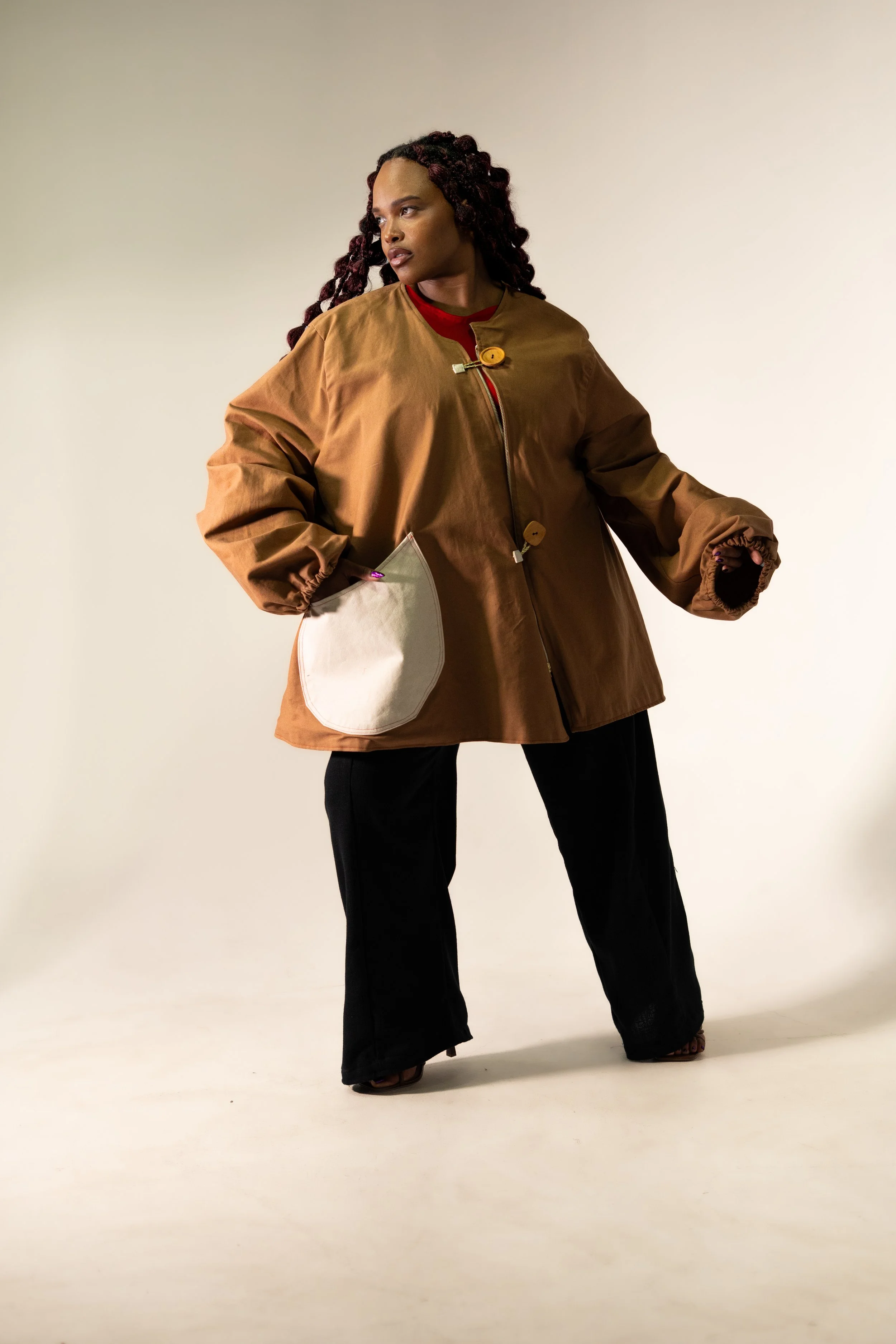 001 Reversible Cape Jacket