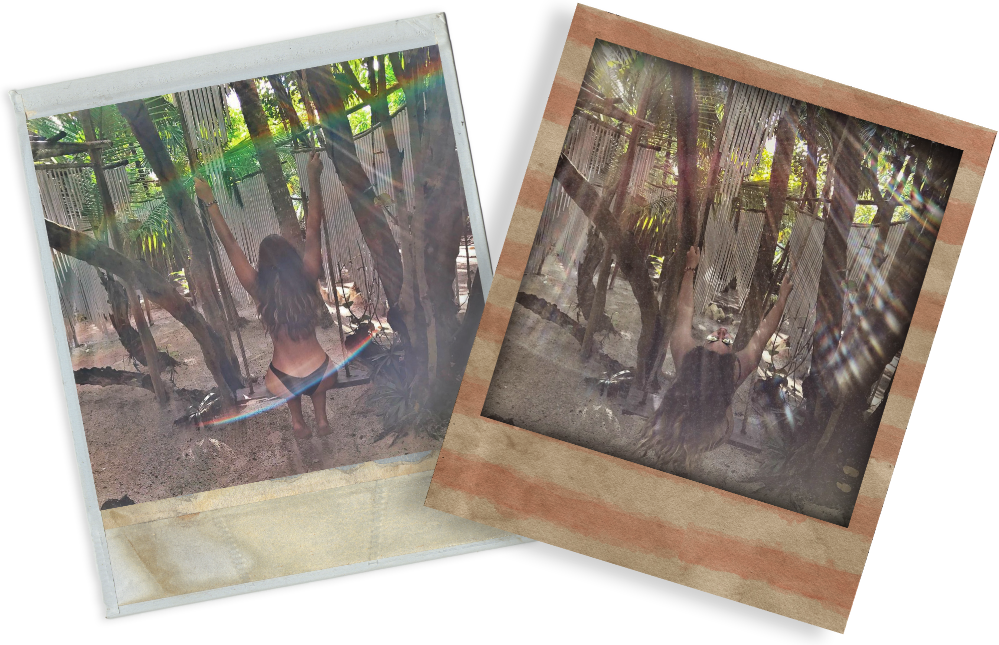 Oct. 2016. Pictures of that time there was a swing inside the chime jungle.