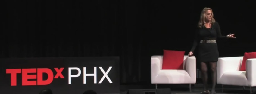 Brenda at TEDx in Phoenix, AZ (2012)