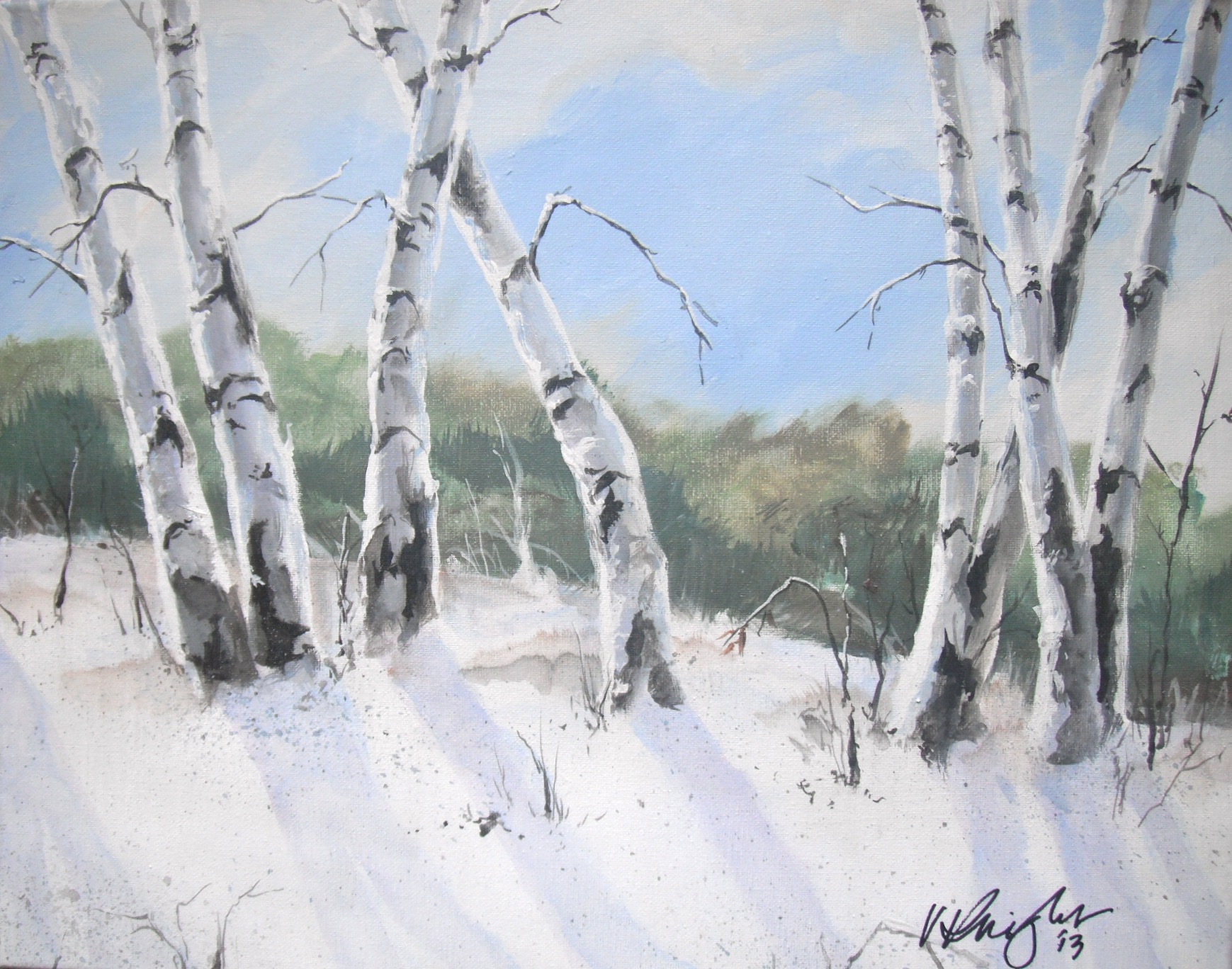 WINTER BIRCHES / Public - Brush Up & Brew Down