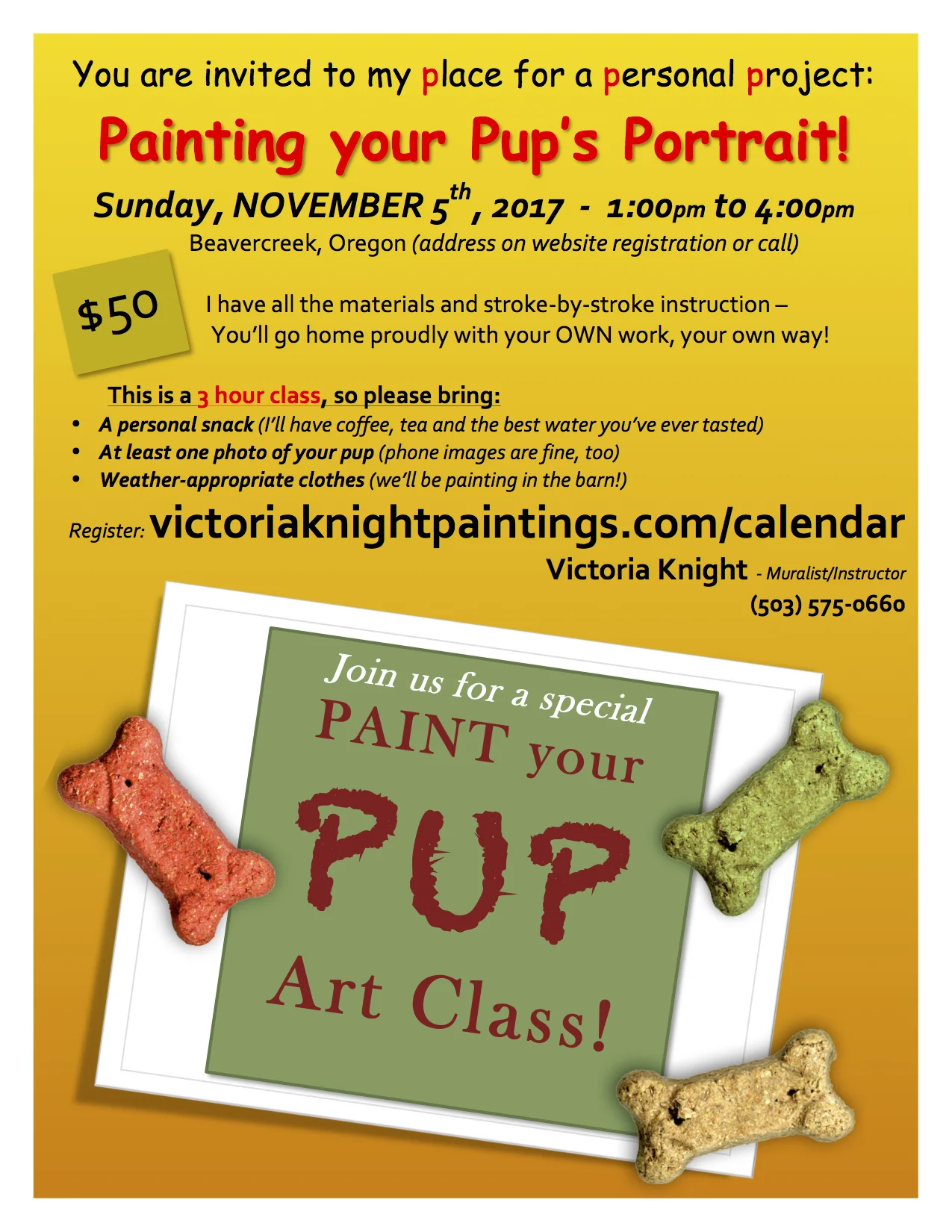 PAINT YOUR PUP / Public - Beavercreek, OR