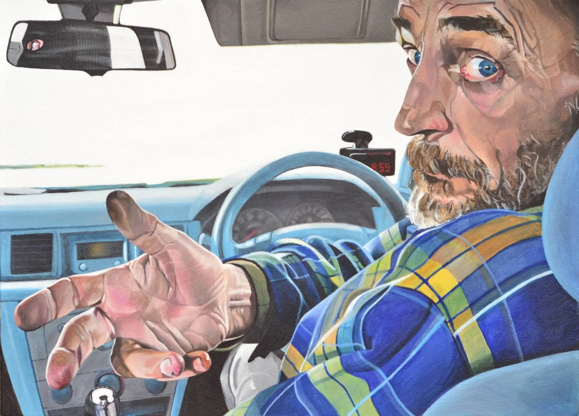 Eve Montgomerie painting - Richard