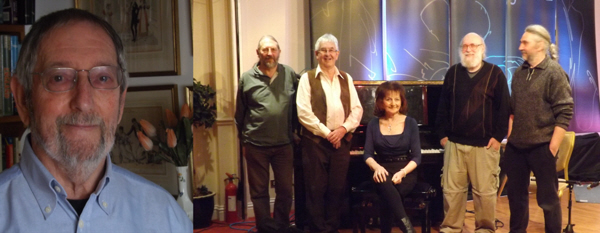 Michael, John, David, Carole, Dave, Gerry and Marion, who joined after the picture was taken.