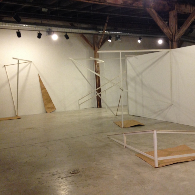 Installation view of Interior/Exterior: Structural Constellations , ATHICA, Athens, GA, 2014
