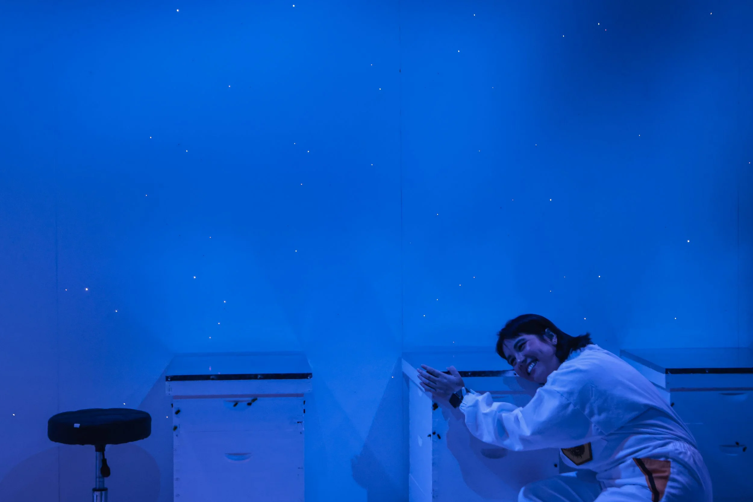  PILAR in THE APIARY  Photo by Sorcha Augustine 