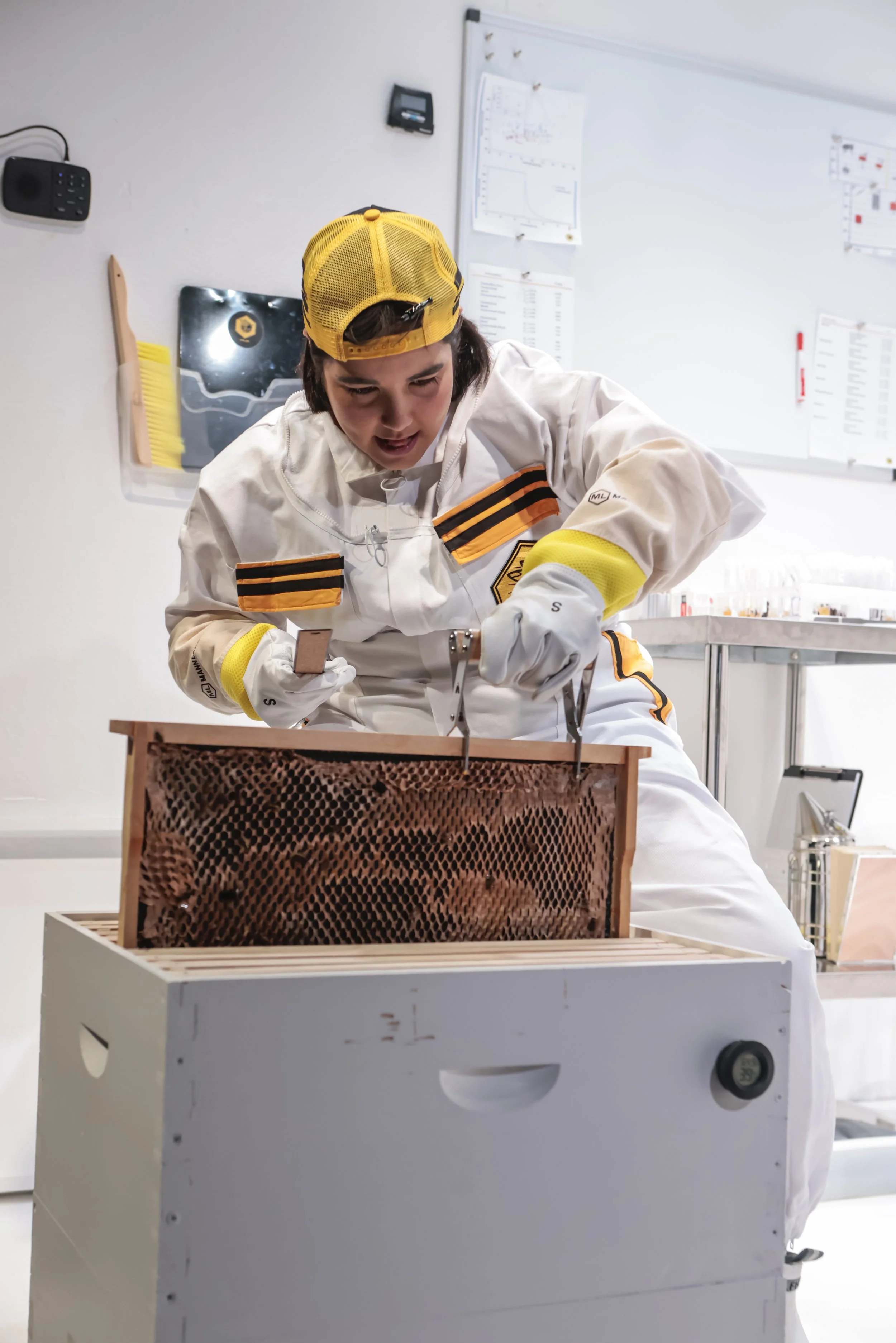  PILAR in THE APIARY  Photo by Sorcha Augustine 