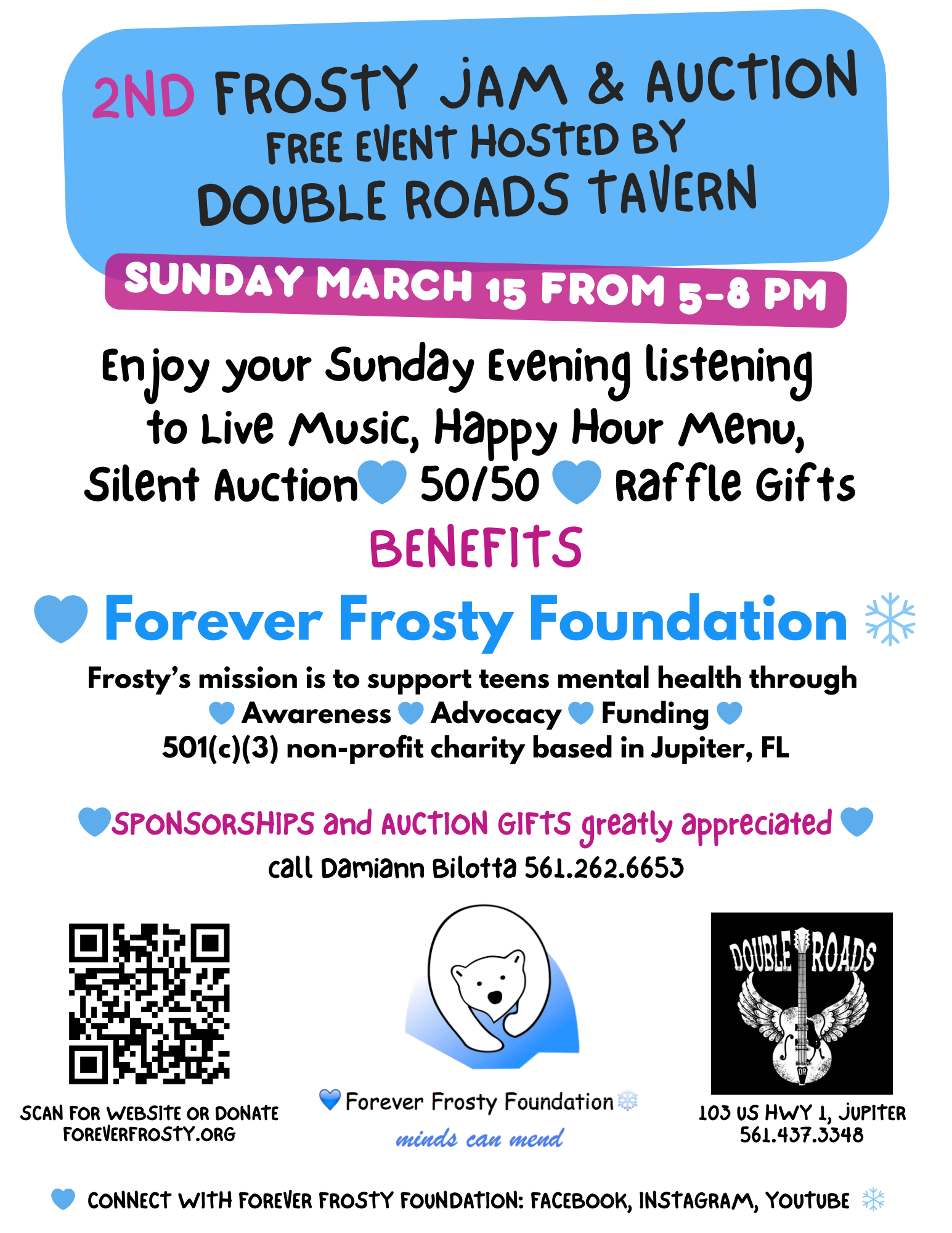 Free Frosty Jam &amp; Auction