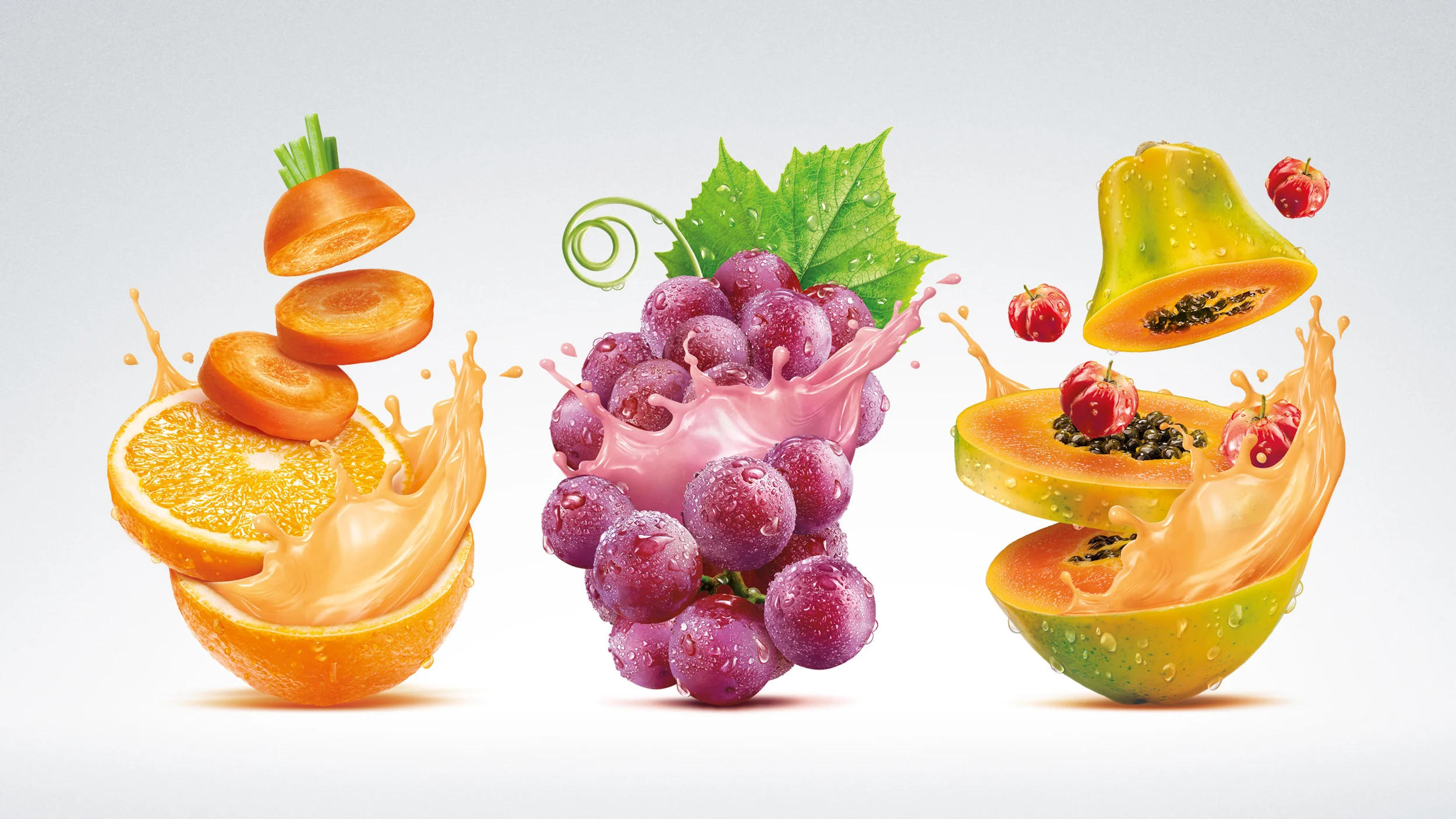 Soy Juice Mixed With Fruits