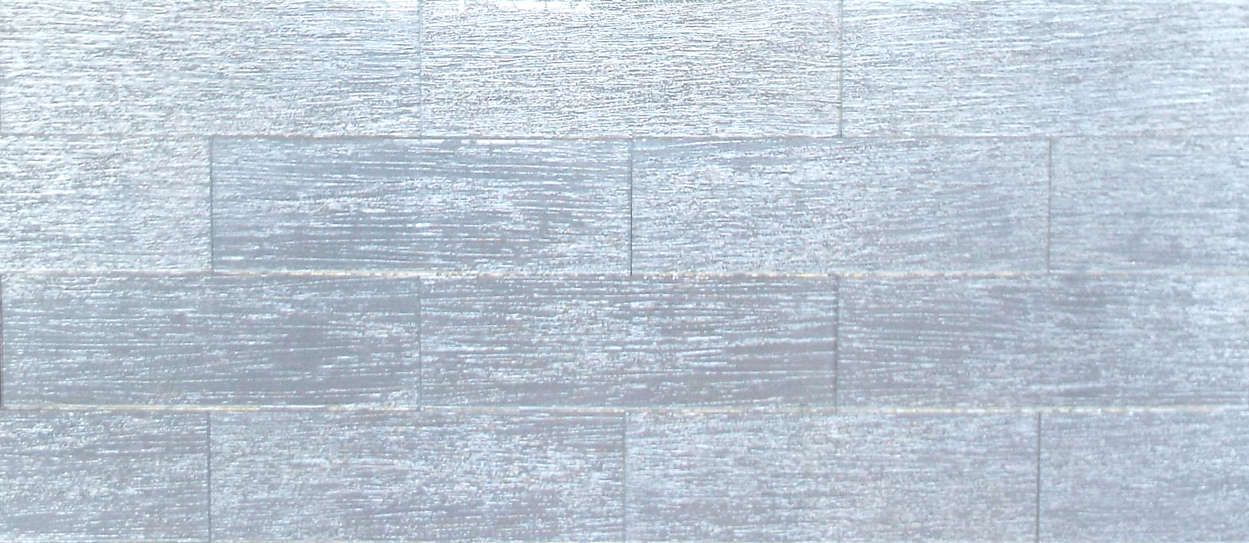 BROAD SIL4X12P - 4"X12" SILVER PLAIN 33 PC/CTN (10.76 SF); 72 CTN/PLT