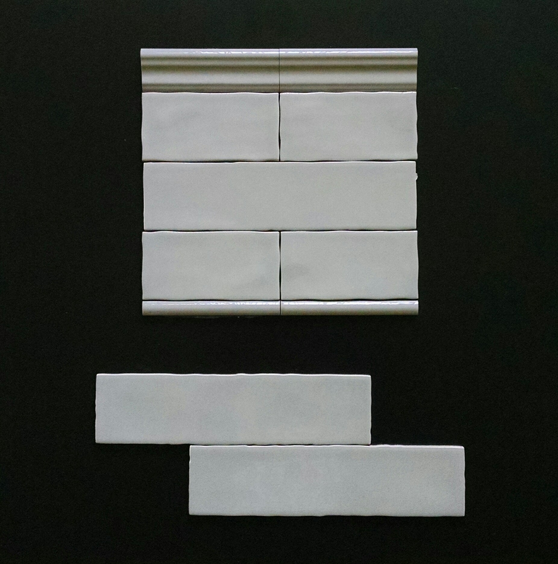METRO TAUPE 3"X6" - 88 PC/CTN (10.66 SF); 80 CTN/PLT 3"X12" - 44 PC/CTN (10.66 SF); 80 CTN/PLT 3"X6" BULLNOSE 2"X6" CHAIRRAIL 0.75"X6" PENCIL