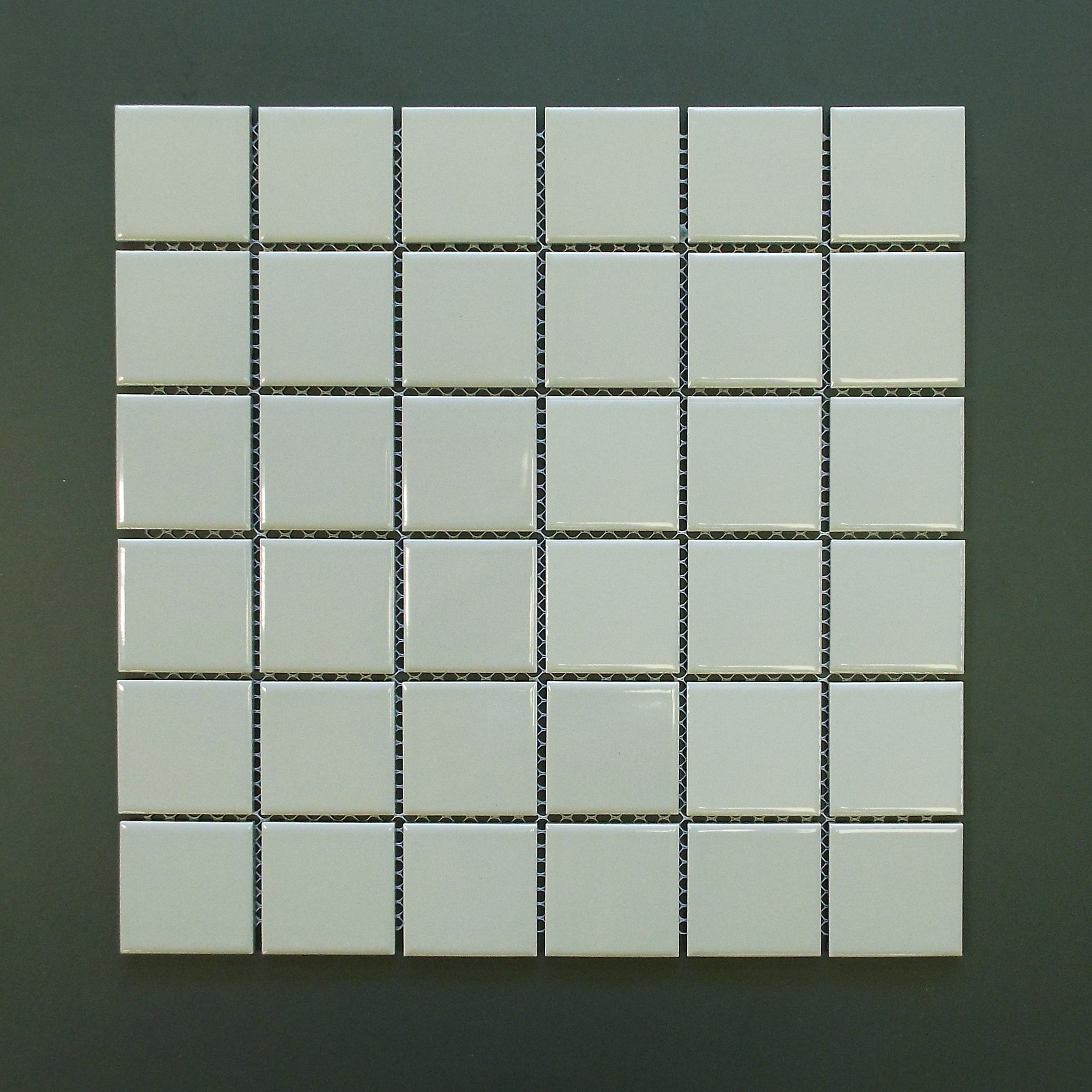SQ 6464HP - 2"X2" Shiny Grey 20 PC/CTN (20.16 SF); 54 CTN/PLT