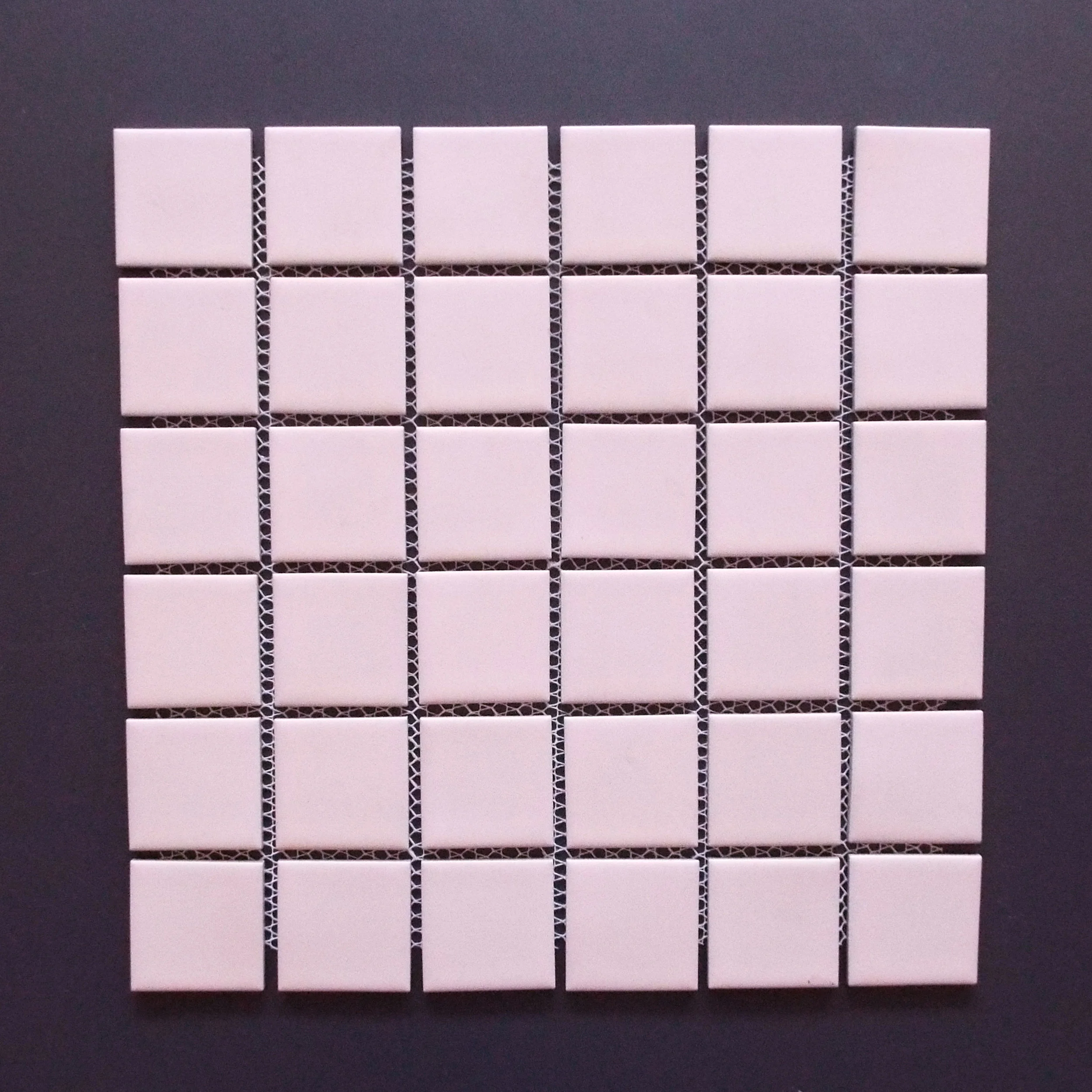 SQ 1015 - 2"X2" Matte Blush 30 PC/CTN (32.64 SF); 36 CTN/PLT discontinued - confirm availability