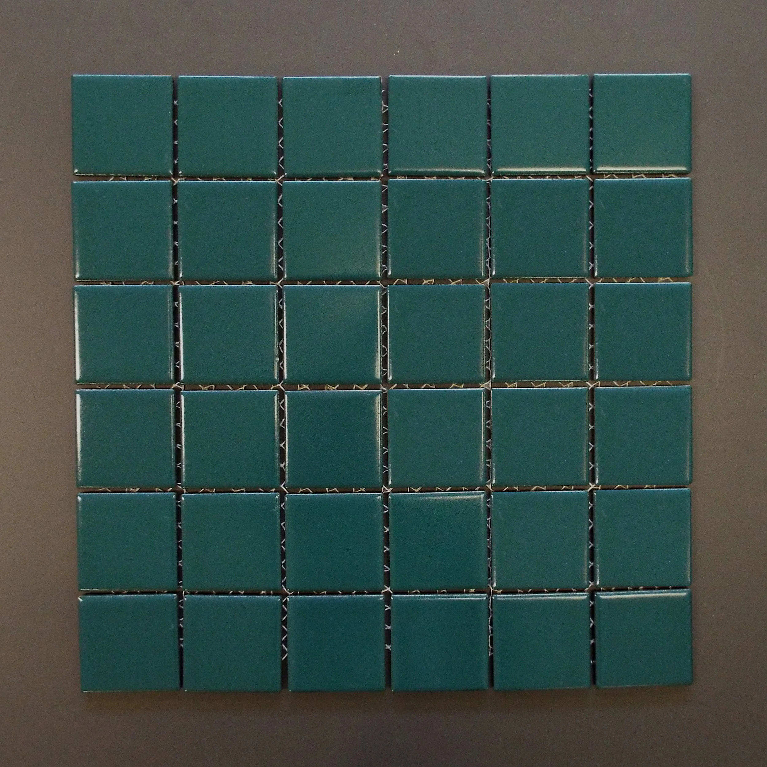 SQ 1034K - 2"X2" Matte Teal 20 PC/CTN (21.60 SF); 45 CTN/PLT discontinued - confirm availability