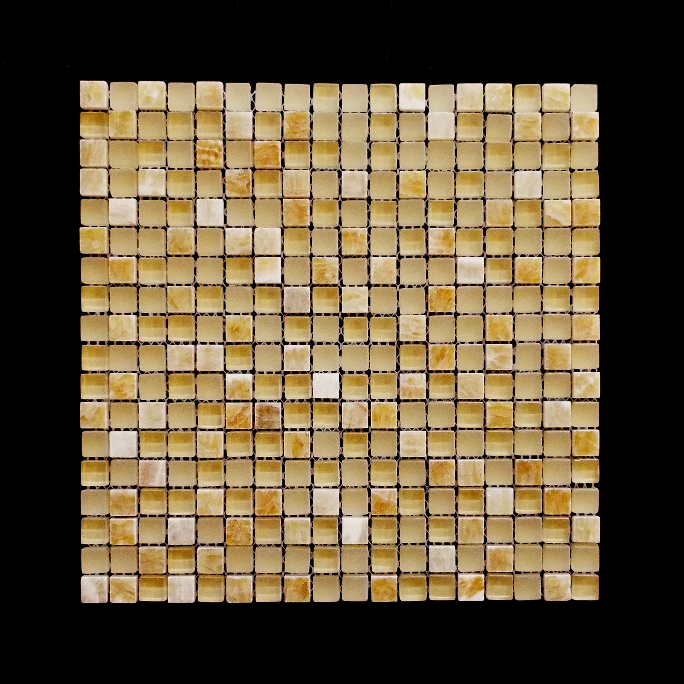 MANHATTAN HONEY ONYX POLISHED 5/8"X5/8" 11 PC/CTN (10.76 SF); 72 CTN/PLT