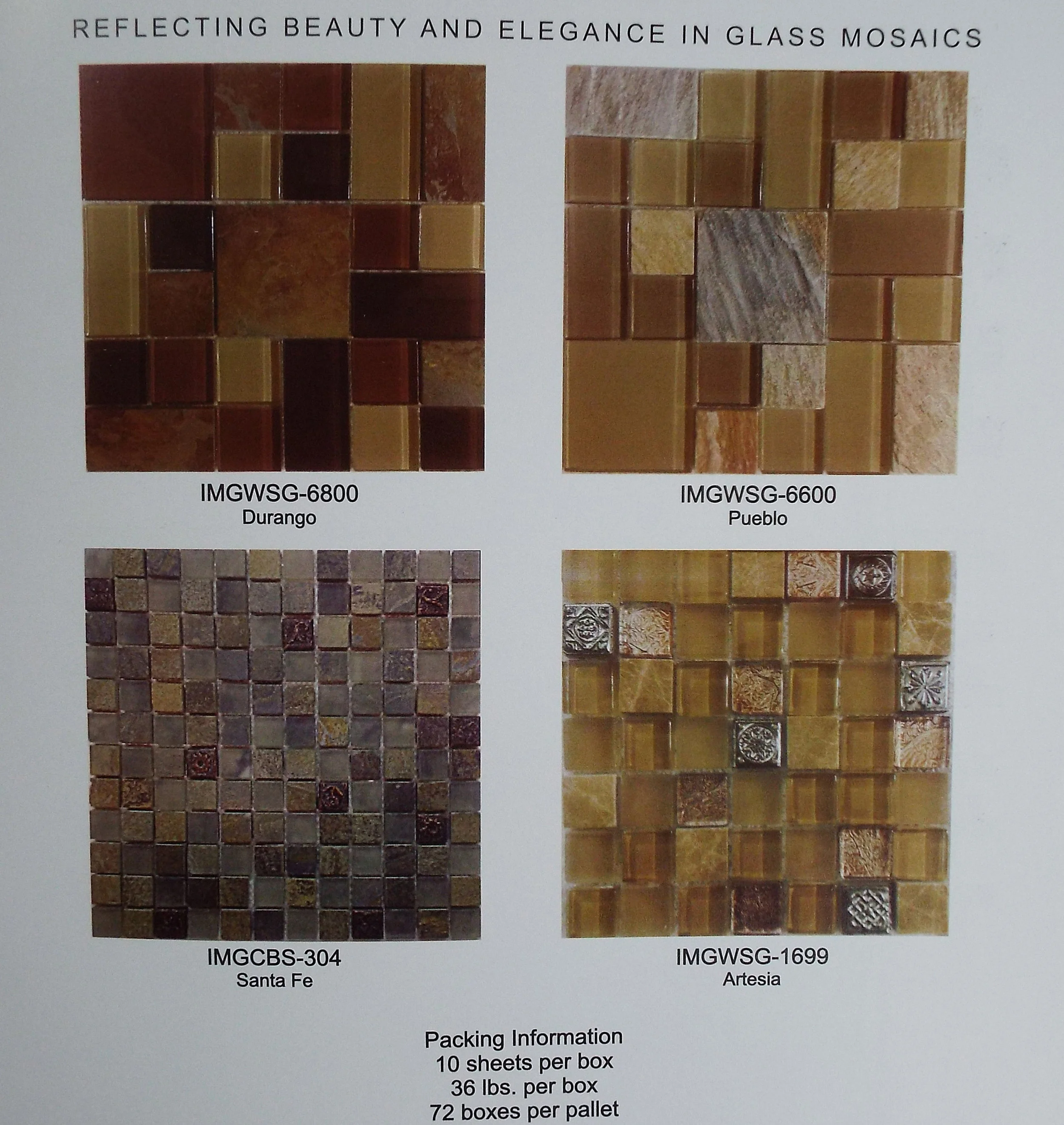 GLASS & STONE 11-3/4" X 11-3/4" / 0.959 SF/SHT