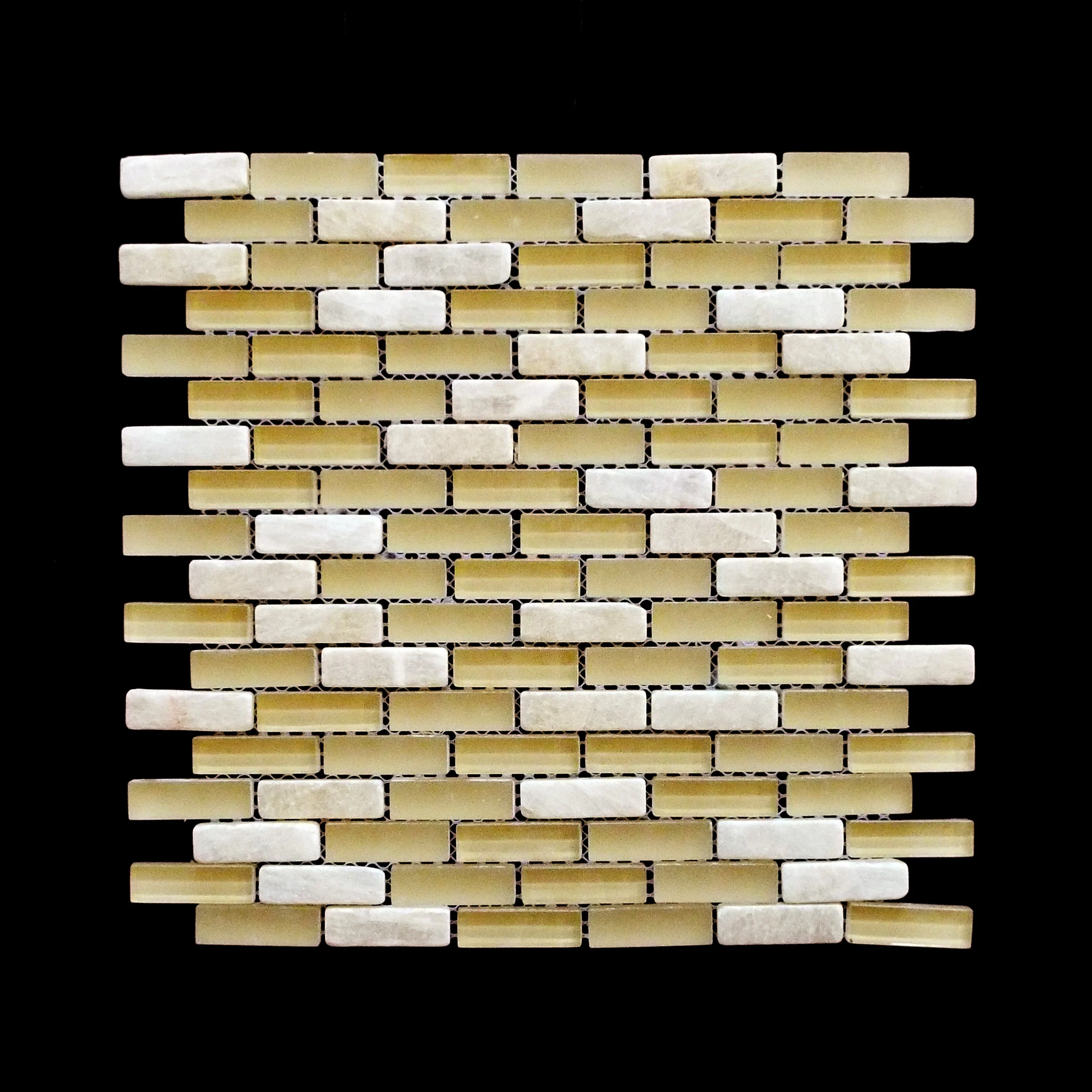 Discontinued- MANHATTAN HONEY BRICK TUMBLED 5/8"X2" 11 PC/CTN (10.76 SF); 72 CTN/PLT