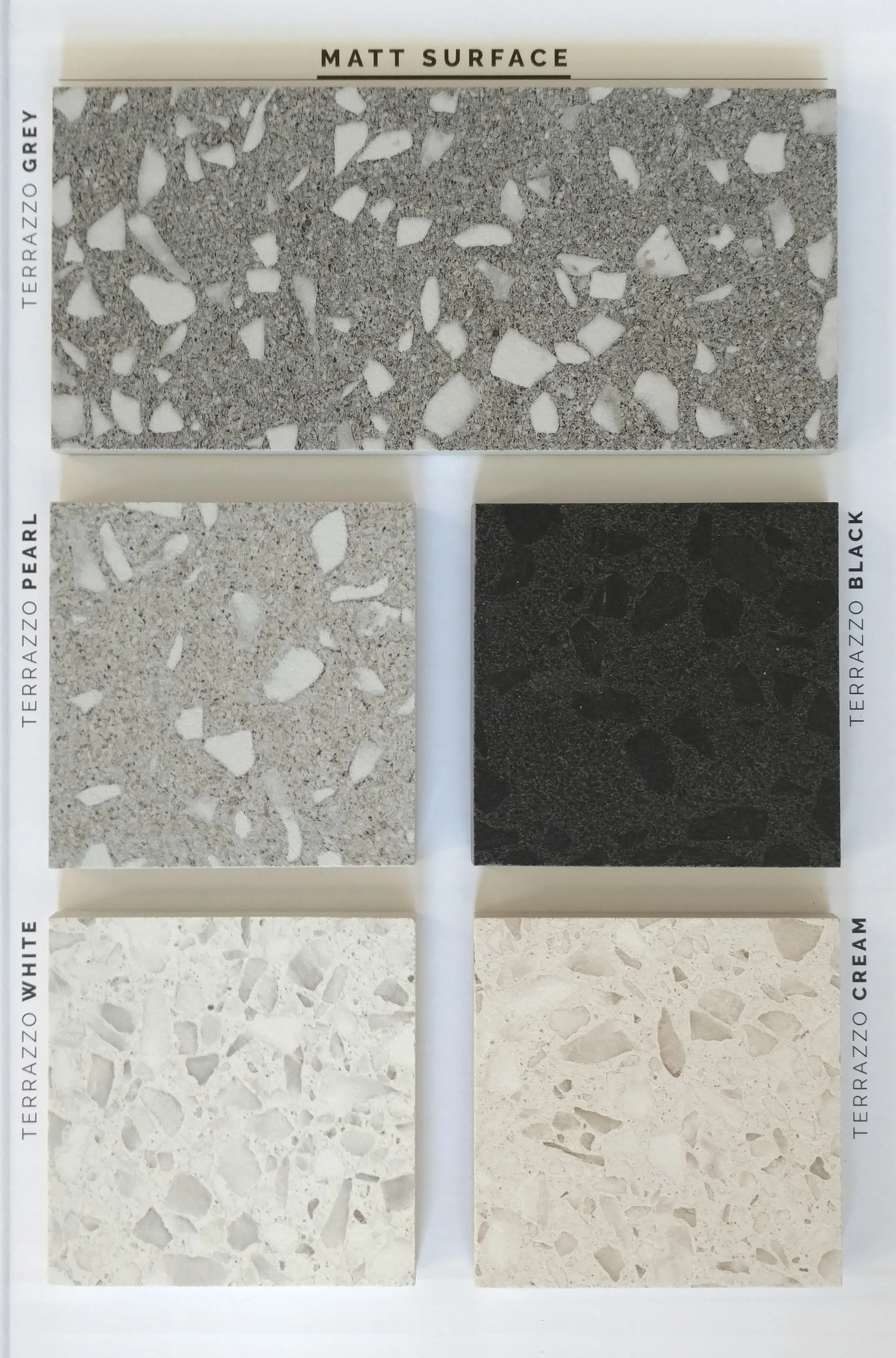 MATTE 24"x24" Grey / Pearl / Black / White / Cream 3 PC/CTN (11.63 SF); 40 CTN/PLT Special order sizes: 12"x24" / 18"x36" / 30"x30" / 30"x60" 