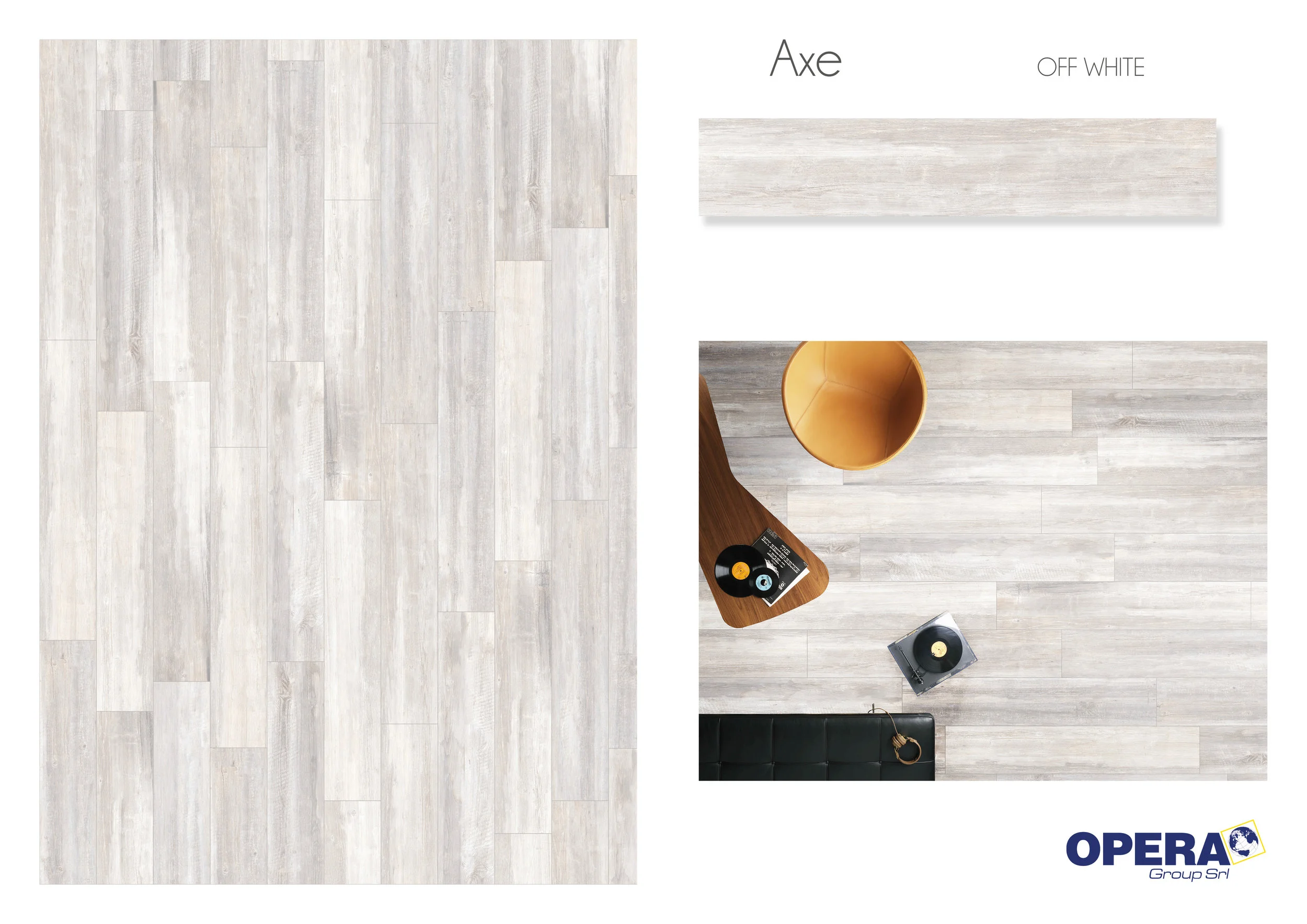 Opera Axe - Off White 8"x48" 4 PC/CTN (10.33 SF); 40 CTN/PLT
