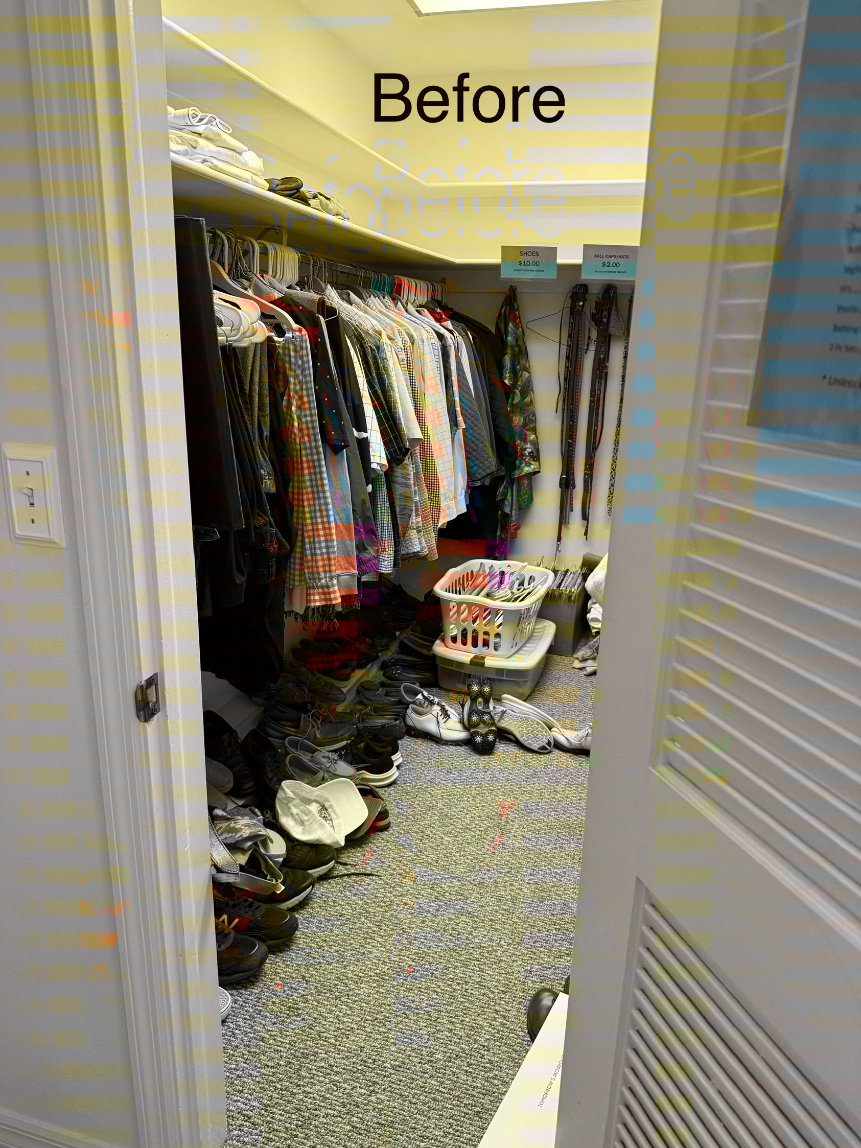 Closet "before"