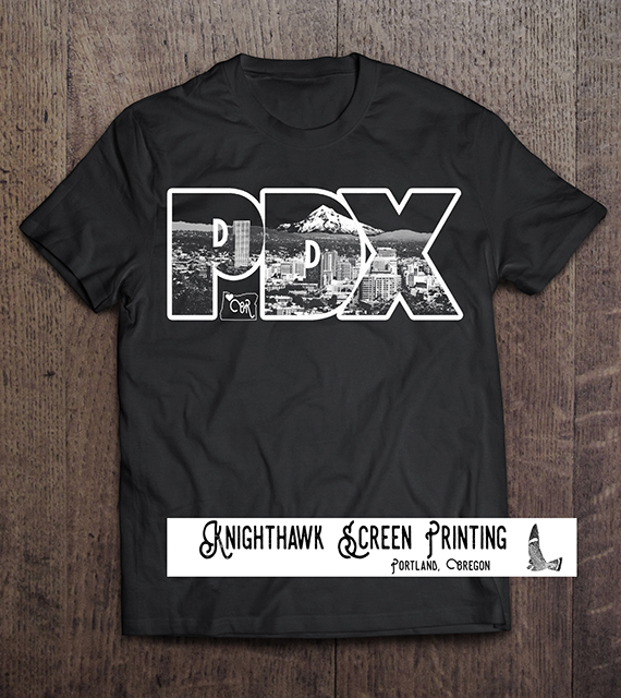 PDX Cityscape Tee - Designed and made with love in Portland Oregon