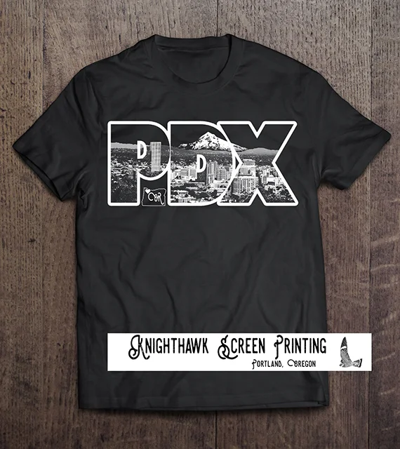 PDX Cityscape Tee - Designed and made with love in Portland Oregon