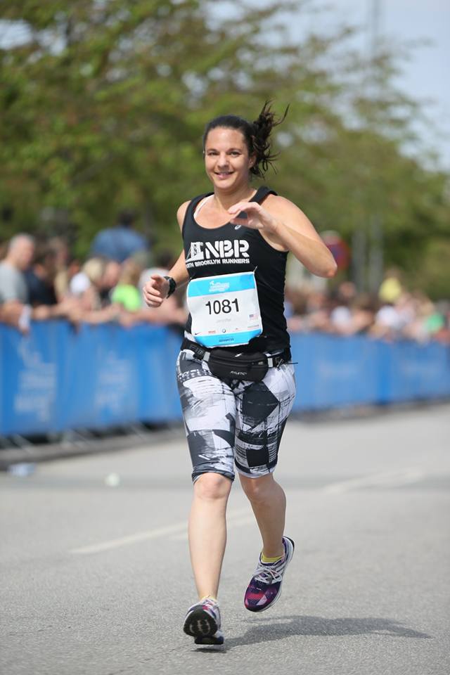 “Finishing the Copenhagen marathon in 80 degree temperatures with my boyfriend and friends screaming and blowing kisses to me for my final kick was memorable.”