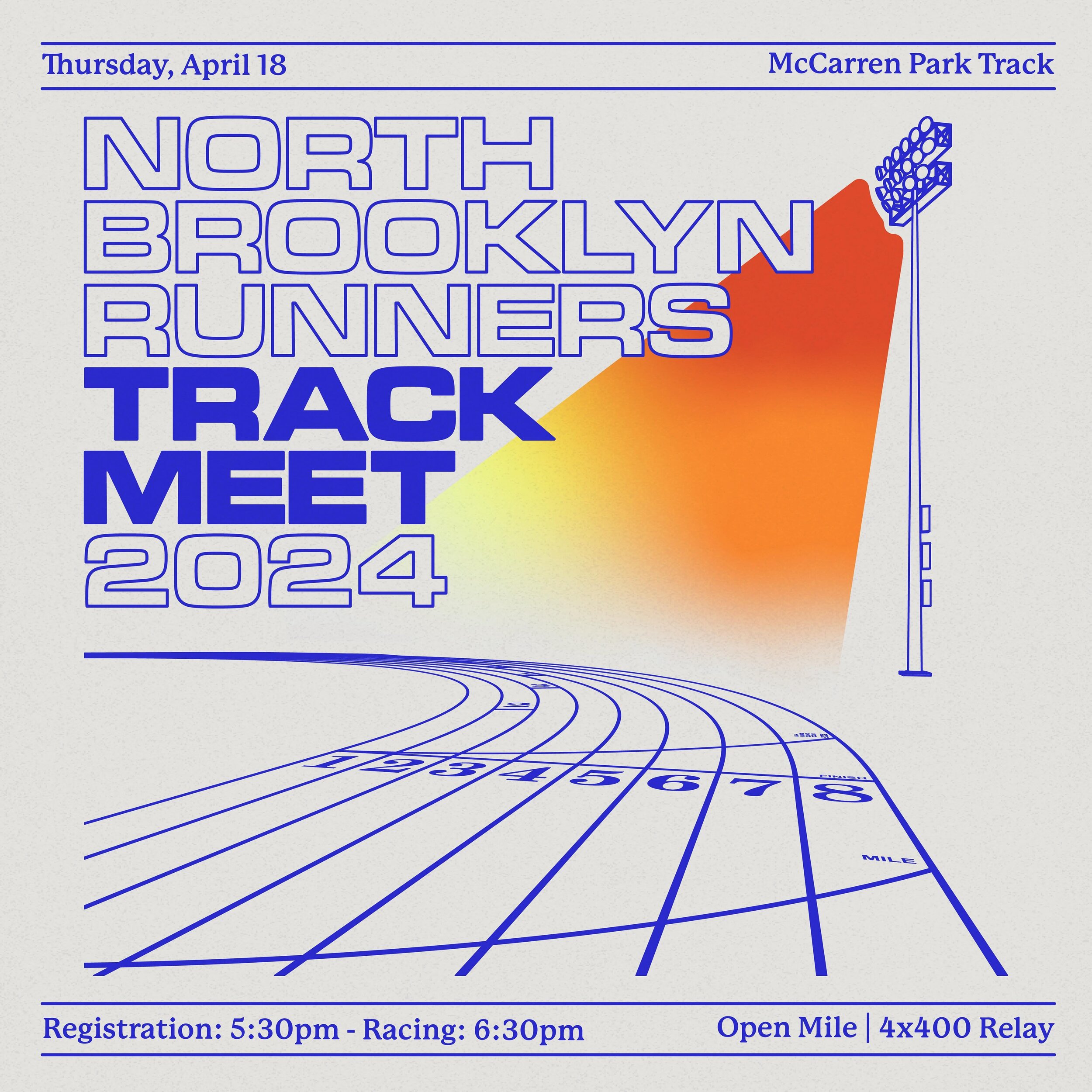 2024 NBR TRACK MEET DESIGN REVEAL

✨ Must pre-order T-shirt by March 28th ✨

This eye-catching and head-turning design is by one and only @jayschairbaum 

Don&rsquo;t miss out and grab yours now from the gear store
northbrooklynrunners.org/store