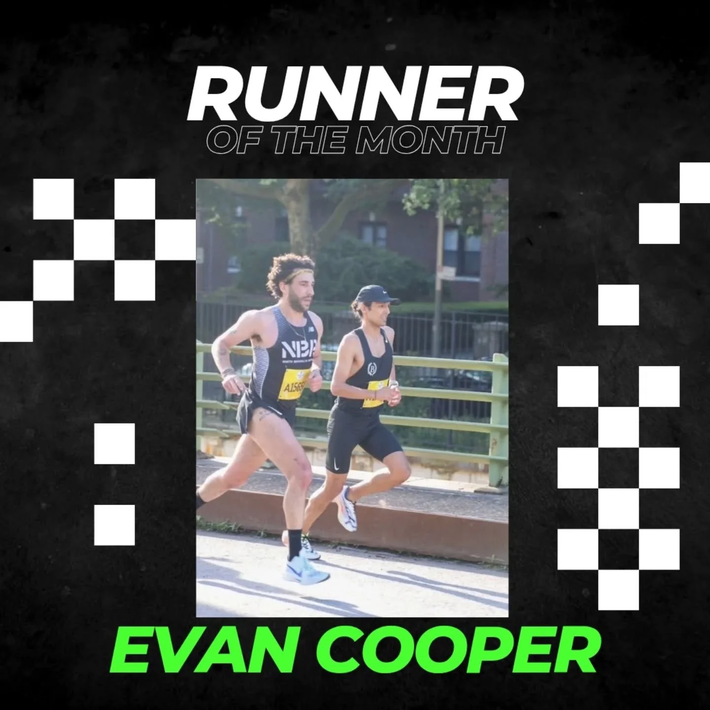 Evan Cooper, is a former competitive cyclist who started running to escape indoor training and is now one of our runners of the month! 

Since joining the club in 2015, Evan has significantly improved running, with a notable personal best of 2:28 in 
