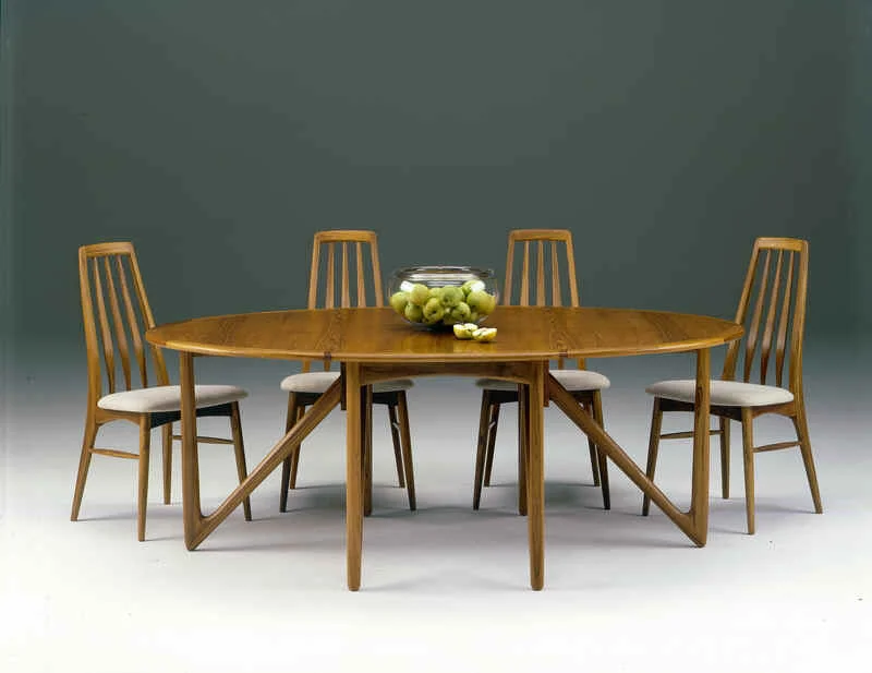 Koefoed Teak Dining Table and Chairs Eva