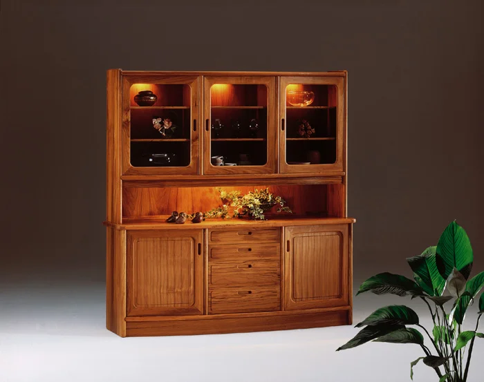 Niels Bach Teak Sideboard #320 and Hutch #347