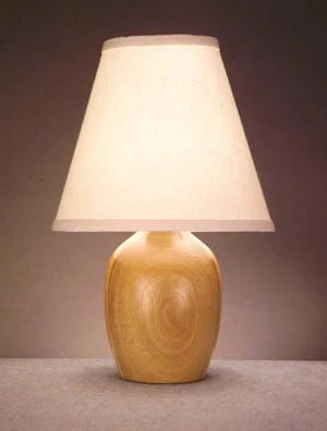 Teak Lamp #1241-12H