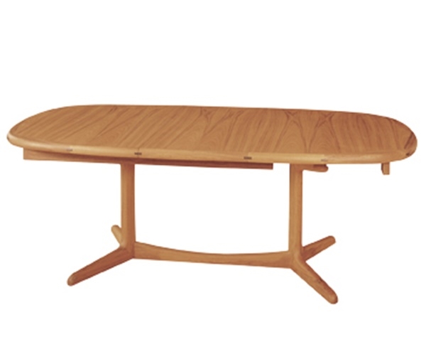 Sun Cabinet Teak Dining Table with 2 ext. leaves #BL7/2