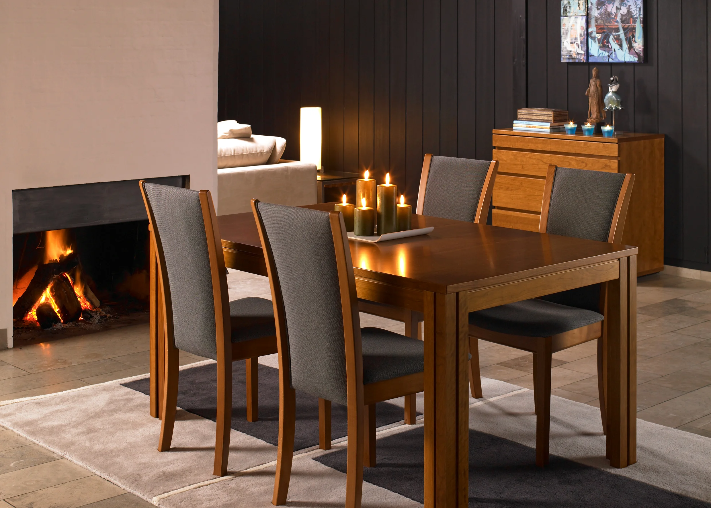 Skovby Dining Table #23 and Chairs