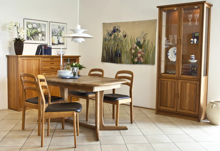 Dyrlund Teak Dining Table #9224C/1