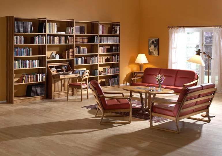 Dyrlund Teak Coffee Table #9256S, Teak Nest of Tables #8312