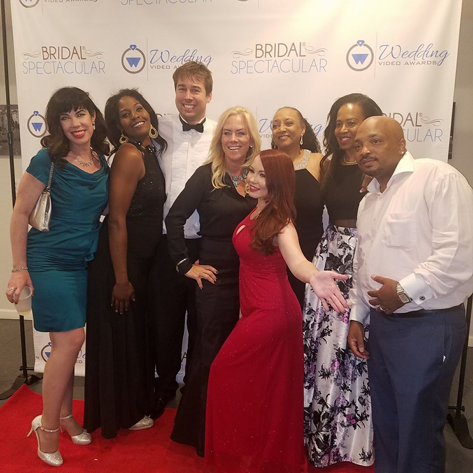 Las Vegas Wedding Vendor group photo taken at Las Vegas Wedding Video Awards 1st addition. featured in this photo is: Myself, Bryan Bratt, Tory Cooper, Regina Galeyiva, Gabriella Cote, David Shareef, Jenn Hunter and Dawn Mickens