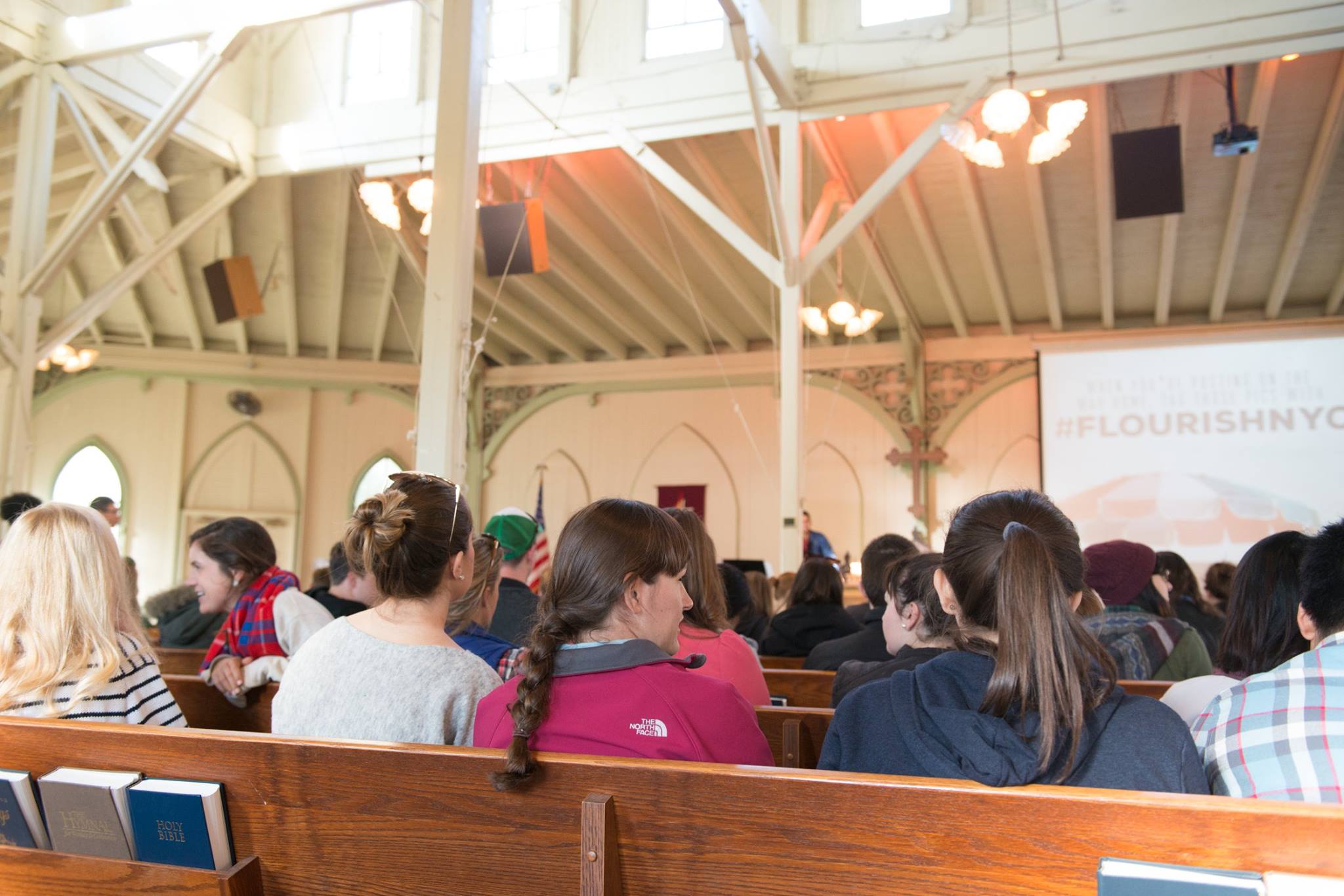 There is a church nearby where we have our meetings. We try to provide content that God can use to shape millennials as they take time to spend with Him this weekend. 