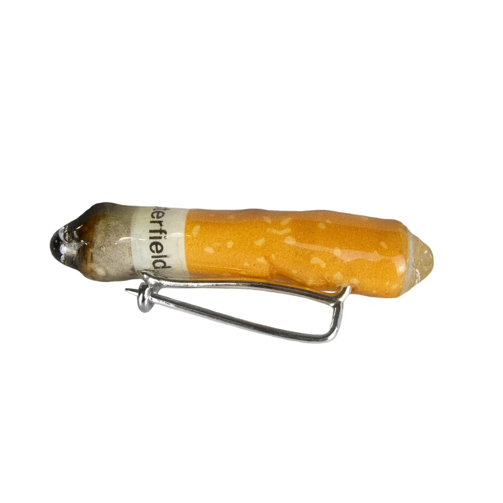 cigarette brooch Cigarette Butt Pin — EMILY FRANCES BARRETT cigarette brooch Cigarette Butt Pin — EMILY FRANCES BARRETT