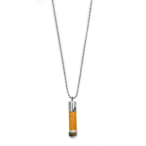 Cigarette Butt Pendant Necklace — EMILY FRANCES BARRETT