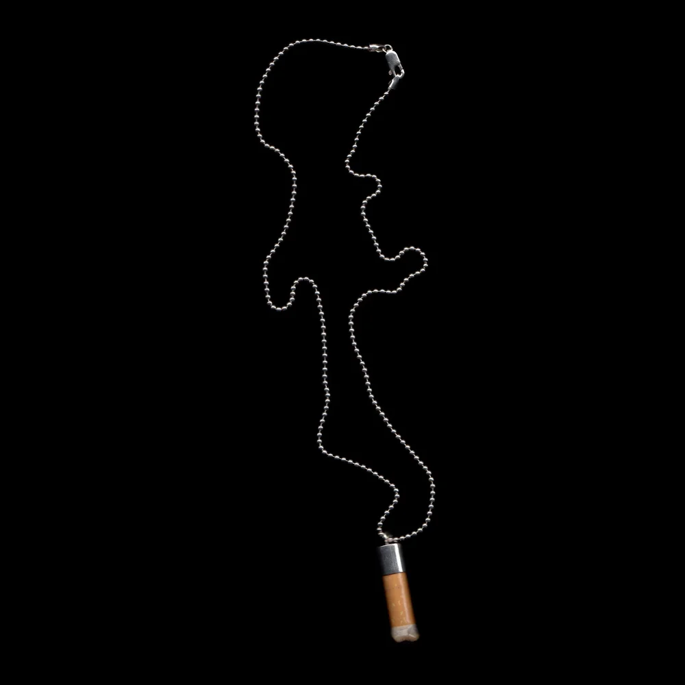 Cigarette Butt Pendant Necklace — EMILY FRANCES BARRETT