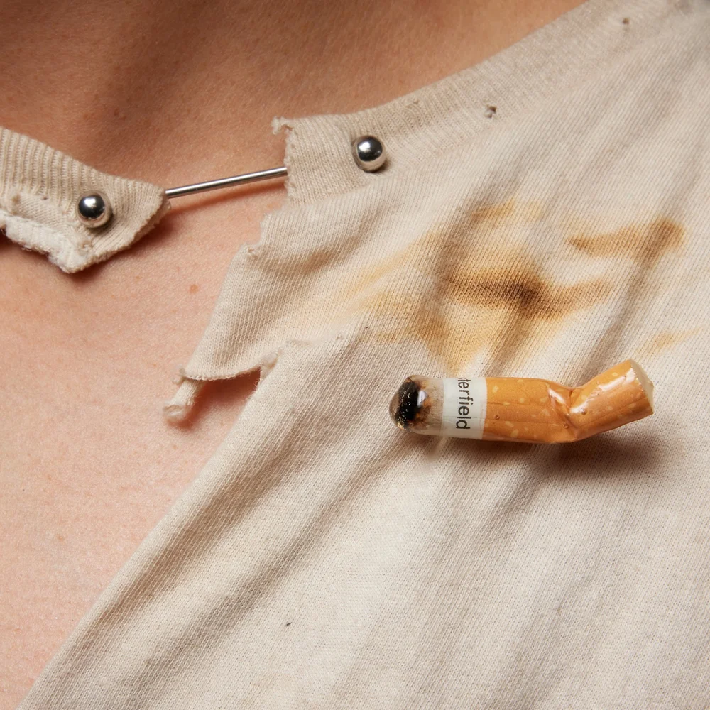 cigarette brooch Cigarette Butt Pin — EMILY FRANCES BARRETT cigarette brooch Cigarette Butt Pin — EMILY FRANCES BARRETT