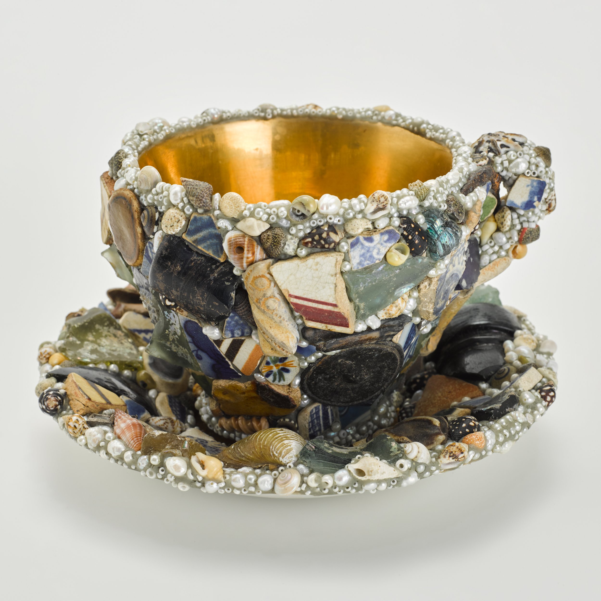 Dredged Cup and Saucer, 2023