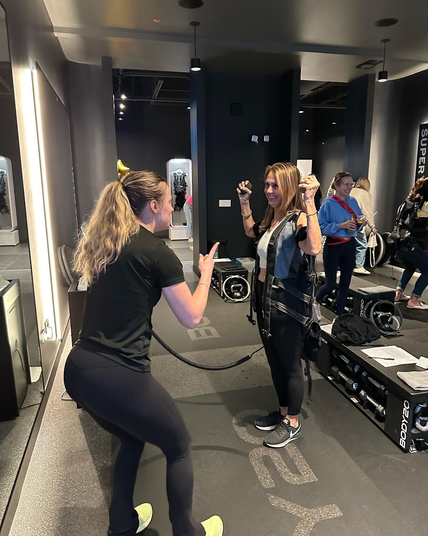 Thank you to Rebecca Haass and @body20hinsdale for hosting our April board and general meetings. A few of us got a chance to check out their EMS technology which is on the cutting edge of fitness! 💪💪

@rcamus23