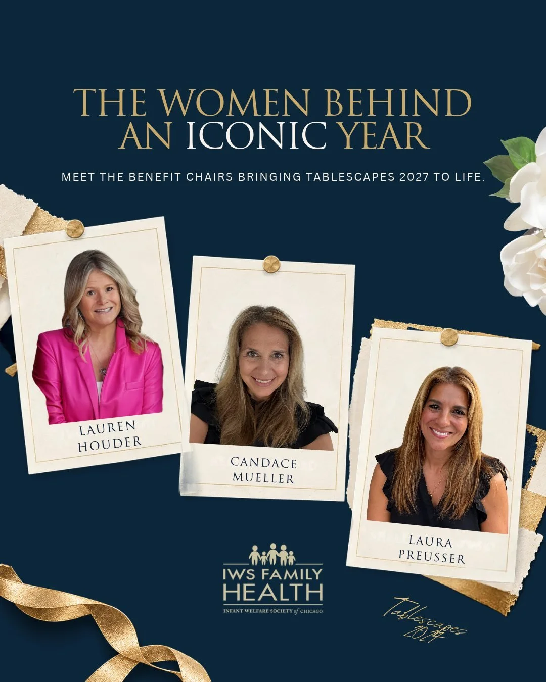Meet the Benefit Chairs behind Tablescapes 2027: Lauren Houder, Candace Mueller, and Laura Preusser. ✨

Bringing HIWS&rsquo;s signature event to life takes a shared vision and a whole lot of collaboration. Our Benefit Chairs help lead the way, workin