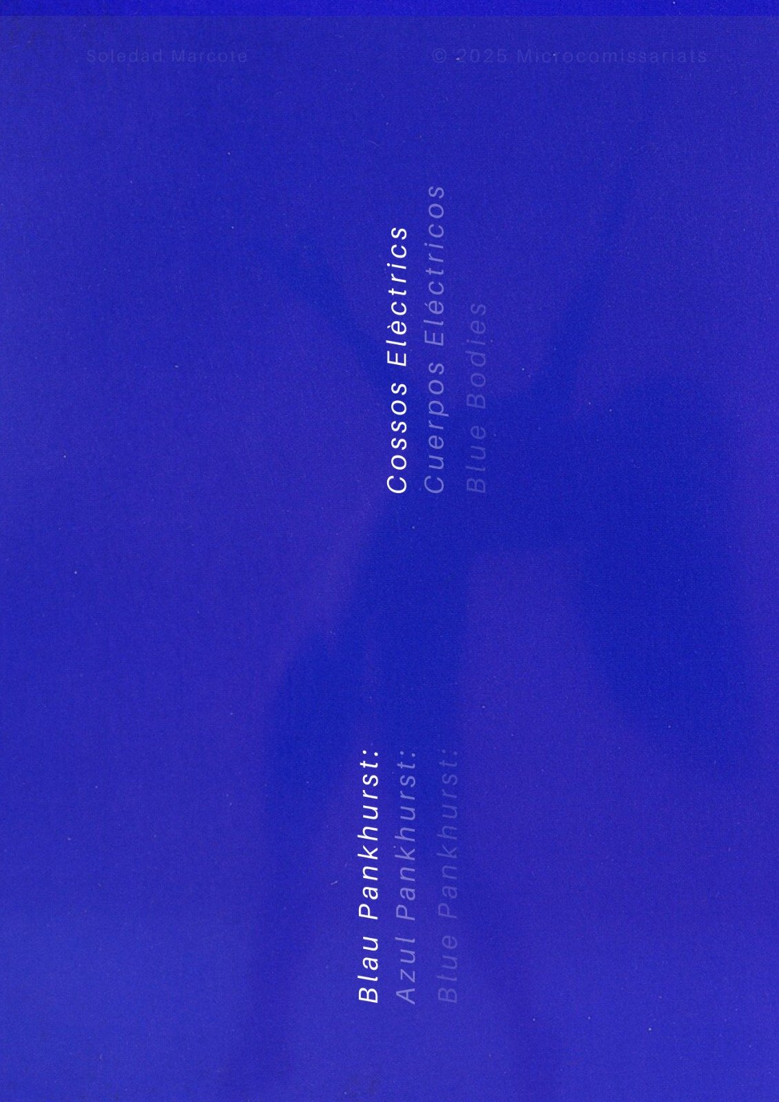 poster blau pankhurst: cossos elèctrics