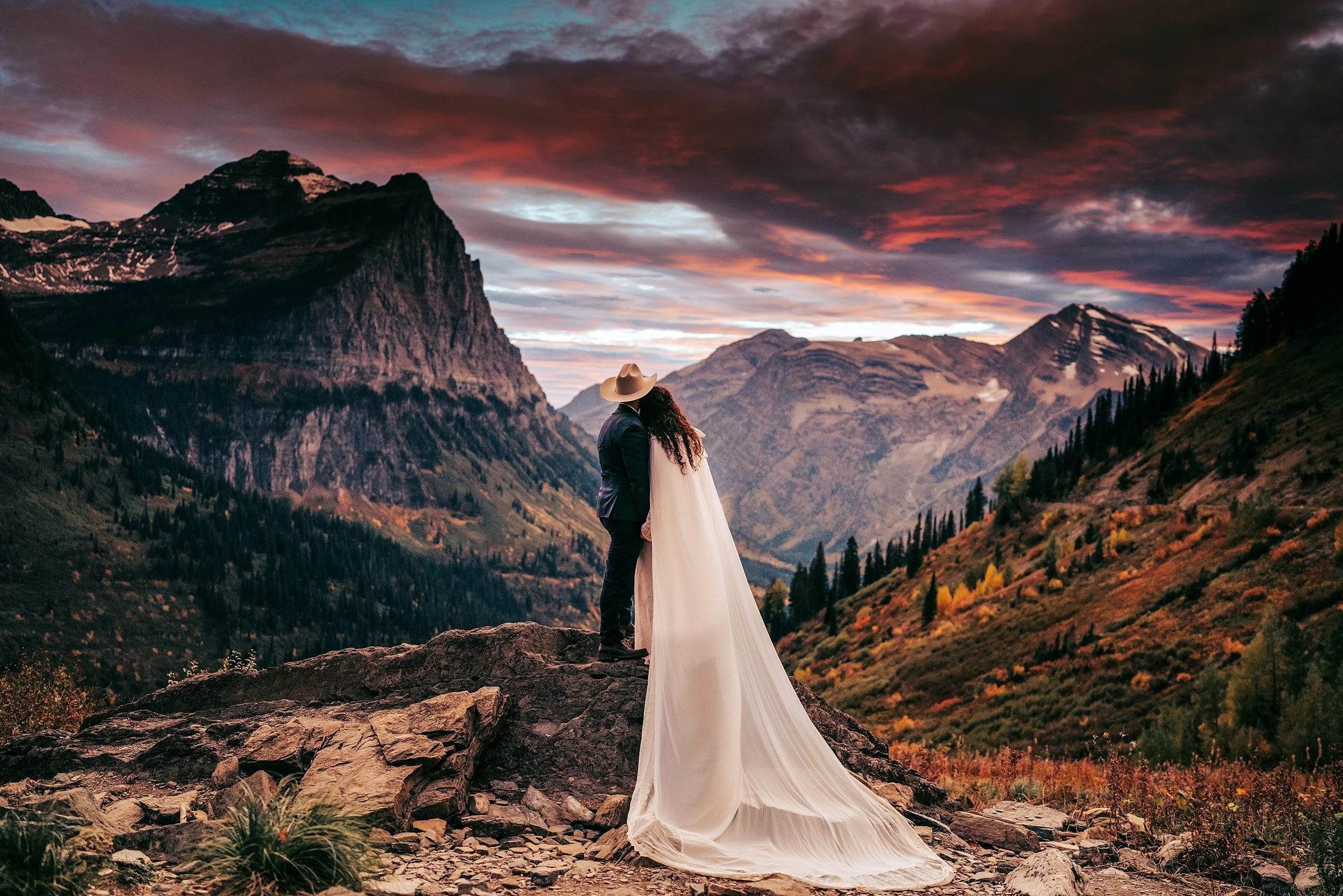 Autumn Micro-Wedding Glacier National Park