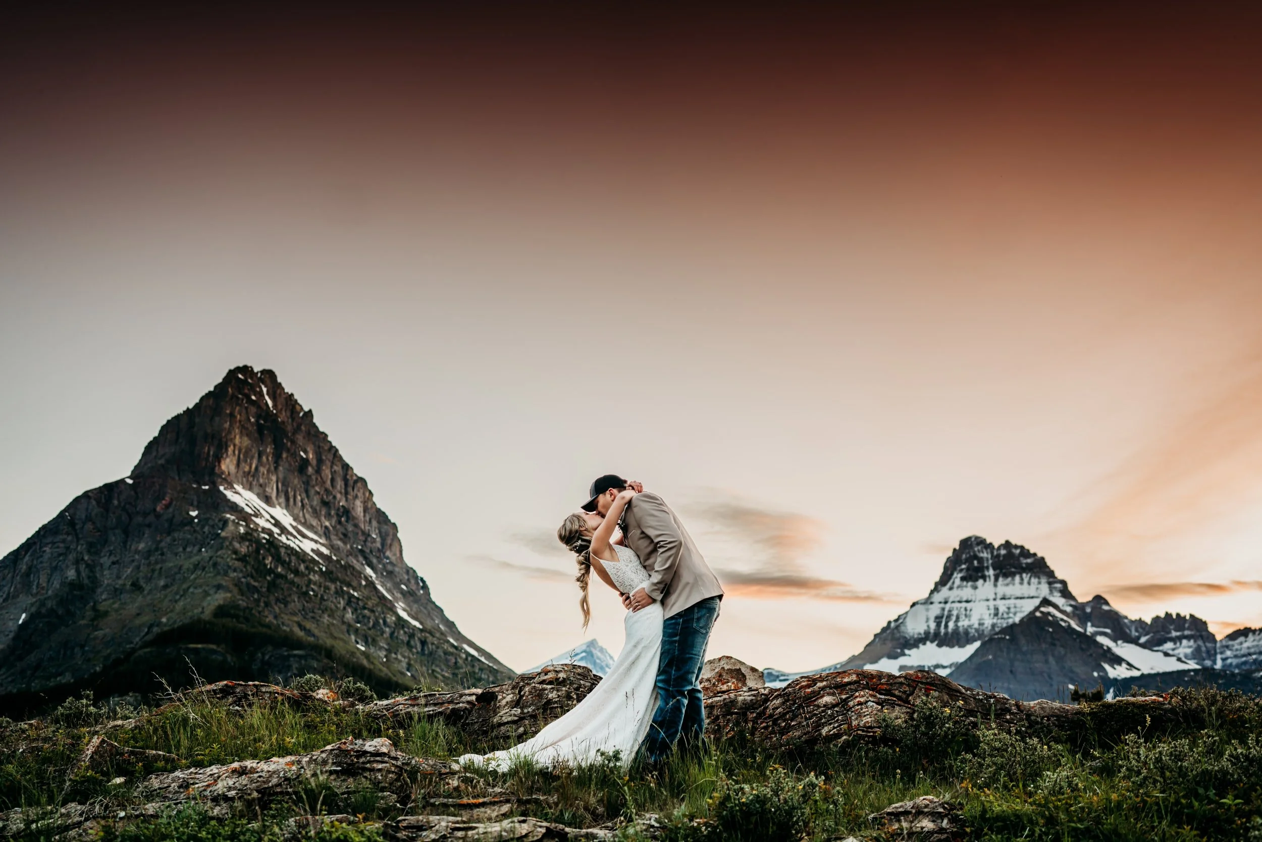 Josh &amp; Taylor ~ Many Glacier Spring Elopement 🌸