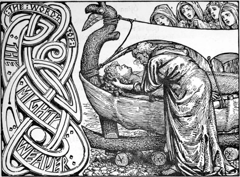 Odin's Last Words to Baldr W.G. Collingwood (1854 - 1932)