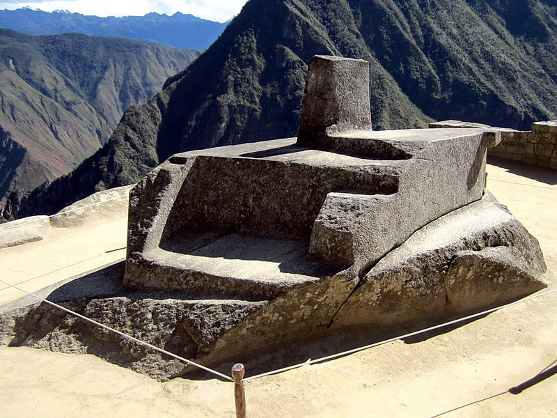 The last Intihuatana of the Incan people is in Machu Piccu, Peru- photo by David Stanley