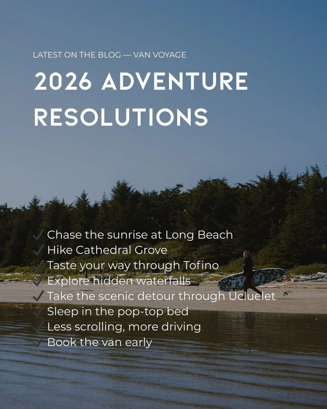2026 is calling &mdash; and it smells like campfires, salty air, and the open road. 🌲🚐
ㅤ
We made you a list of adventure resolutions you can actually keep, from chasing sunrises at Long Beach to sleeping in the pop-top.
ㅤ
Your next story starts her